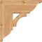 Ekena Millwork Westlake Traditional Smooth Bracket w/ Offset Brace, Western Red Cedar, 7 1/2"W x 18"D x 18"H BKT0806X18X18WTL01SWR - alternate 2